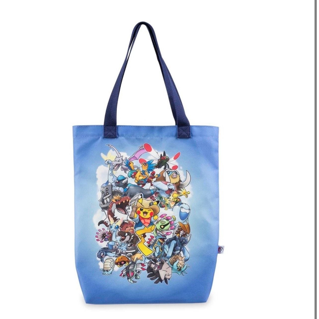 Pokemon Fossil Museum Tote Bag Blue 2