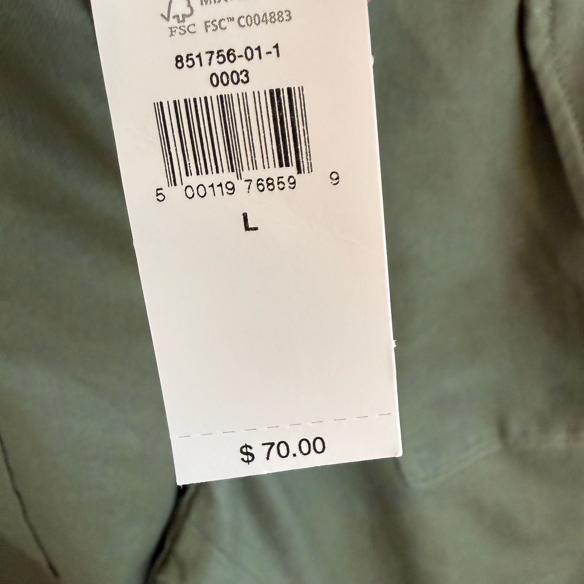 Banana Republic Linen Blend Parachute Pants Size L Green 6