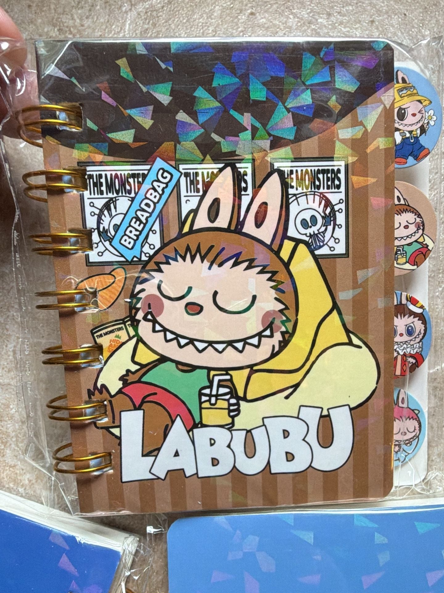 Labubu Cartoon MINI Spiral Notebook Set of 3 6