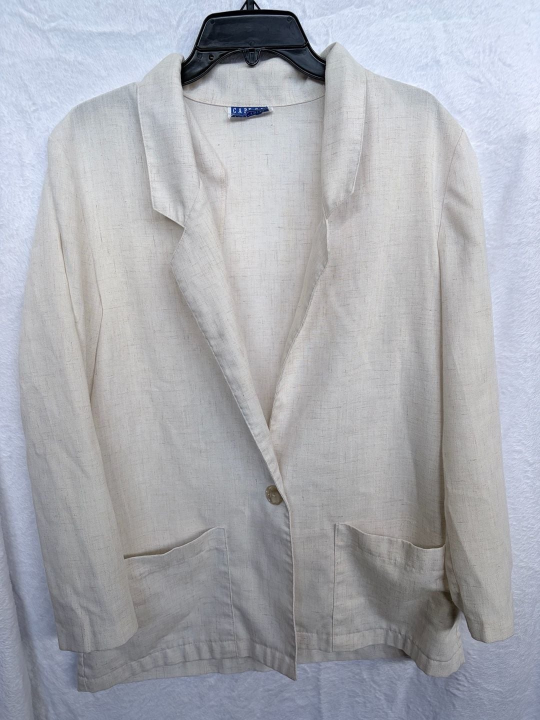 Cape Cod Sportswear Blazer Jacket Beige Neutral 2