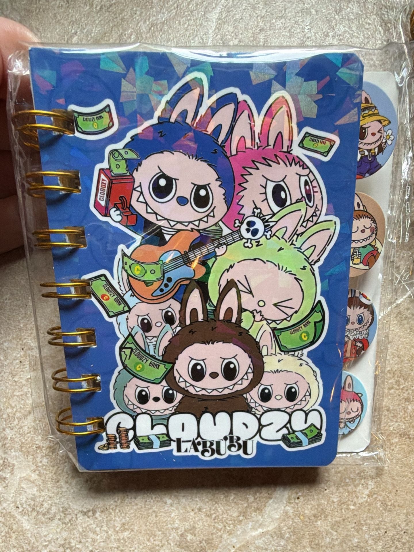 Labubu Cartoon MINI Spiral Notebook Set of 3 7
