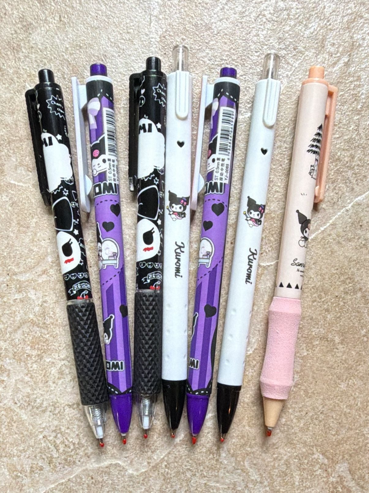 Sanrio Kuromi Gel Ink Ballpoint Pen Set 0.5mm 1