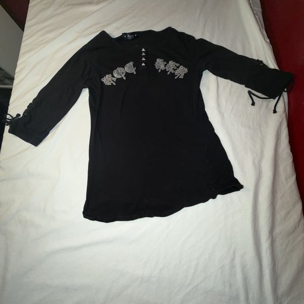 Abbey Dawn by Avril Lavigne Studded Long Sleeve Top