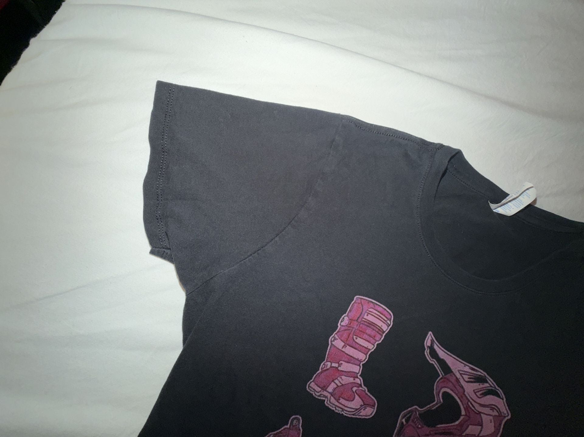 LAT & Company Motocross Love Graphic T-Shirt Size L Black 3