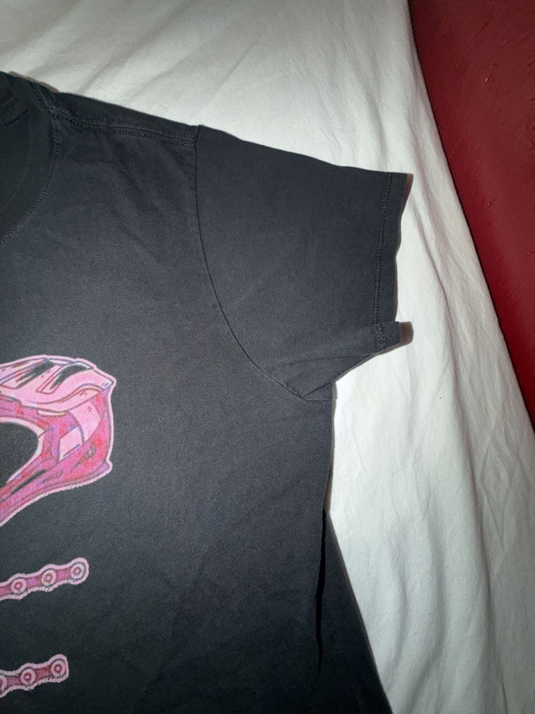 LAT & Company Motocross Love Graphic T-Shirt Size L Black 4