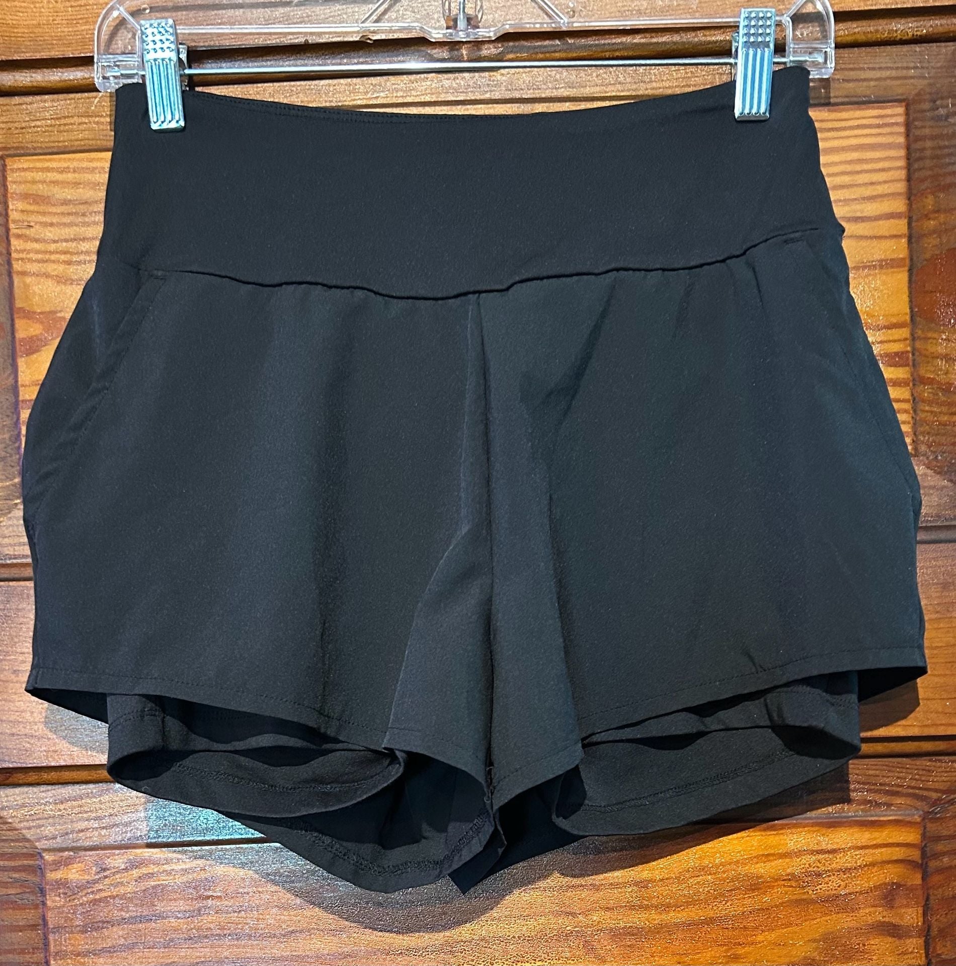 Juicy Couture Sport Two-In-One Shorts Size S Black Athletic 1