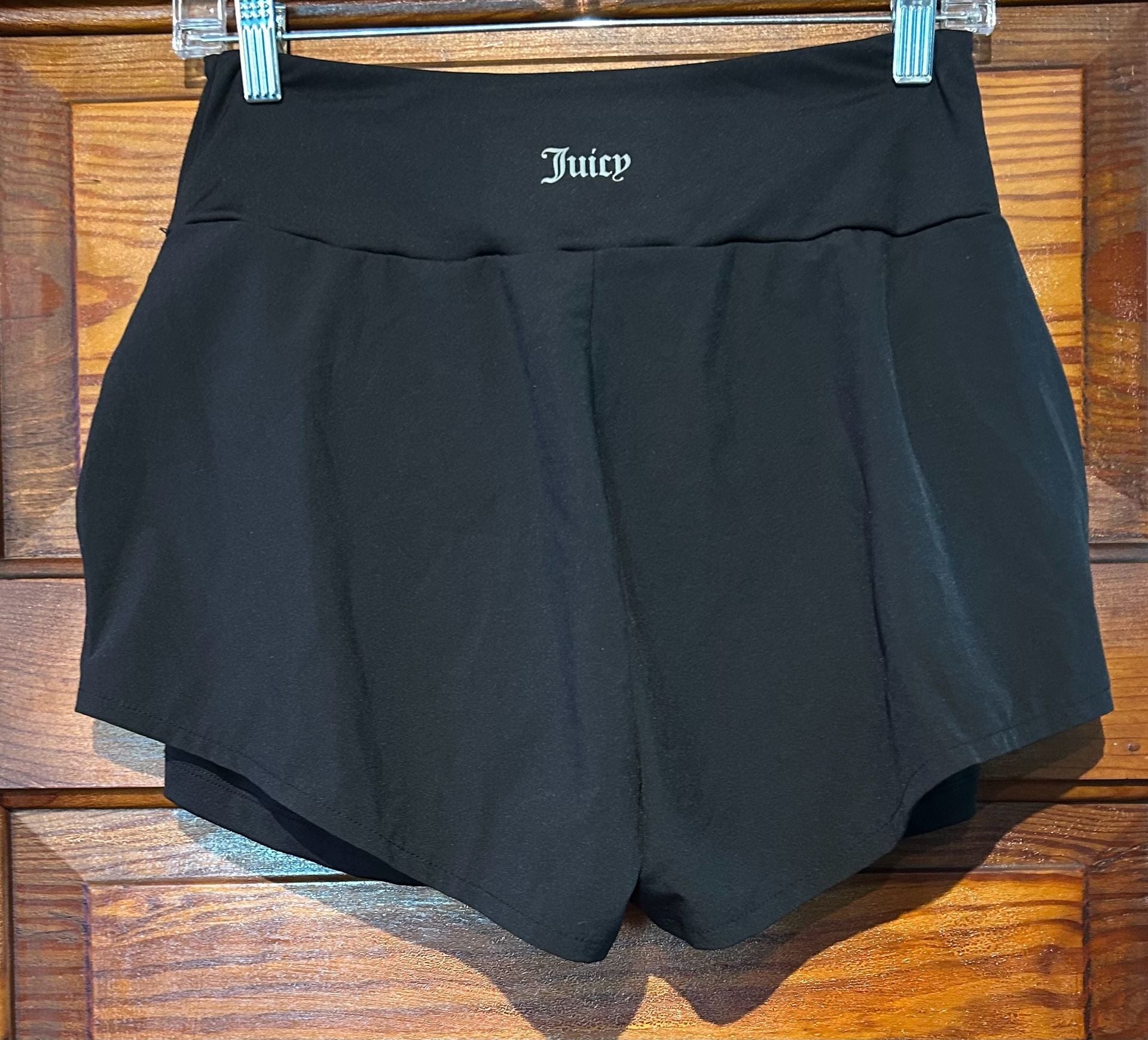 Juicy Couture Sport Two-In-One Shorts Size S Black Athletic 3