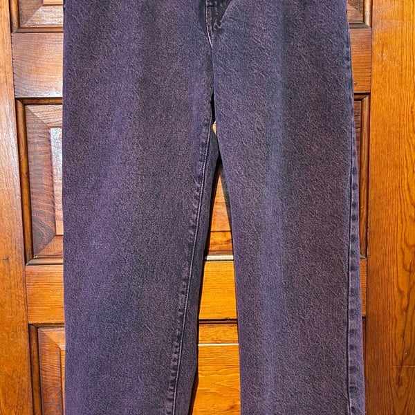 Levi's '94 Baggy Size 28 Purple Acid Wash Jeans