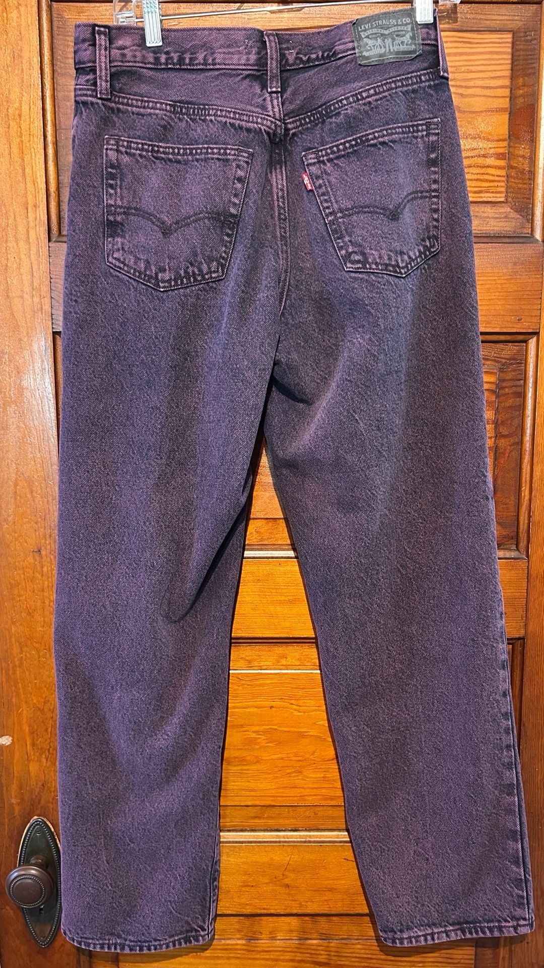 Levi's '94 Baggy Size 28 Purple Acid Wash Jeans 7