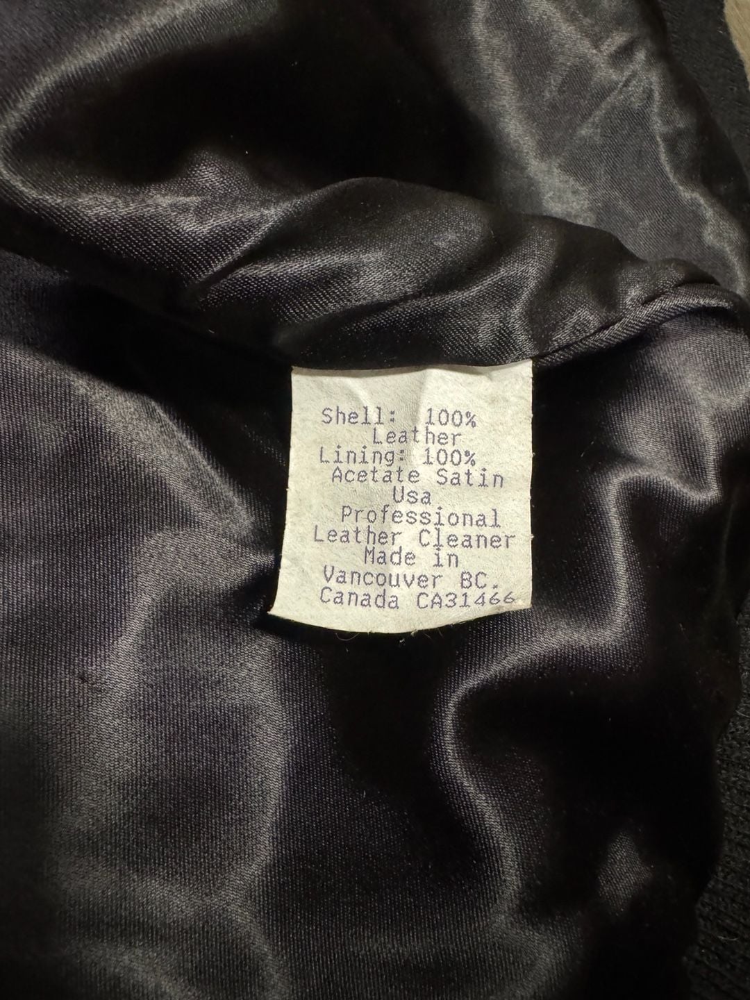 Vintage 90s PRS Guitars Leather Varsity Jacket XL Ragtrade Black Paul Reed Smith
 7