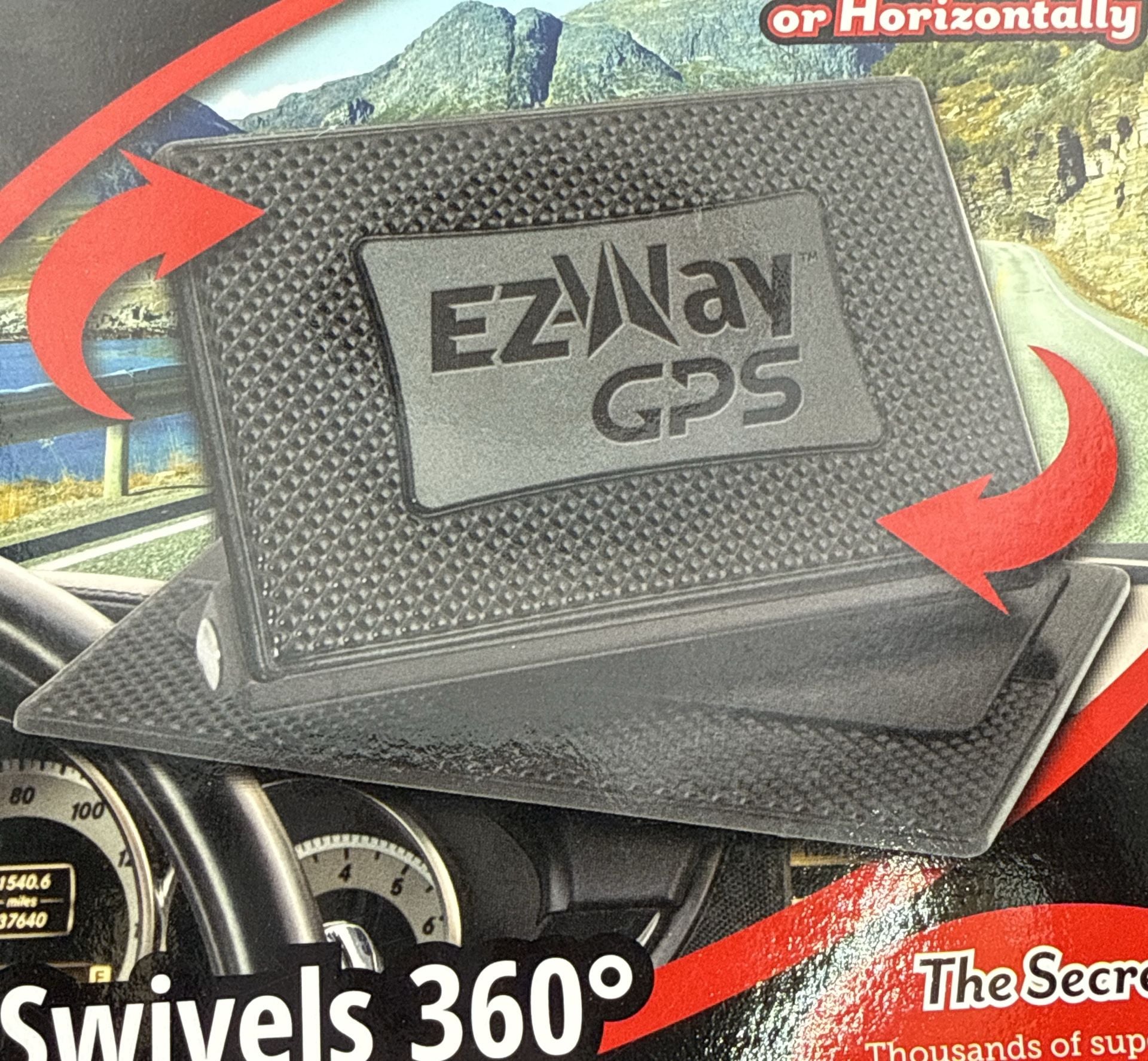 EZ-Way GPS Dashboard Phone & GPS Holder Hands-Free 360 Mount 9