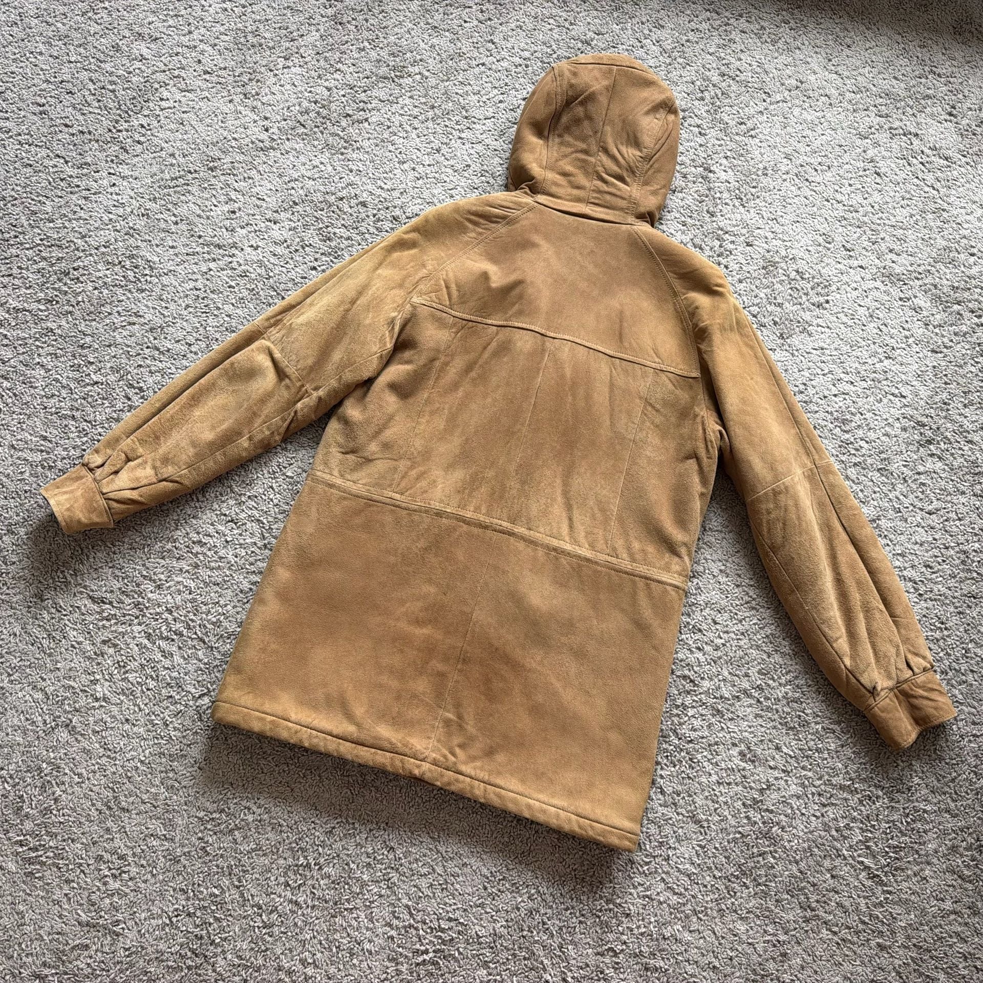 Rare 60s/70s Luxury Suede Down Safari Parka 8