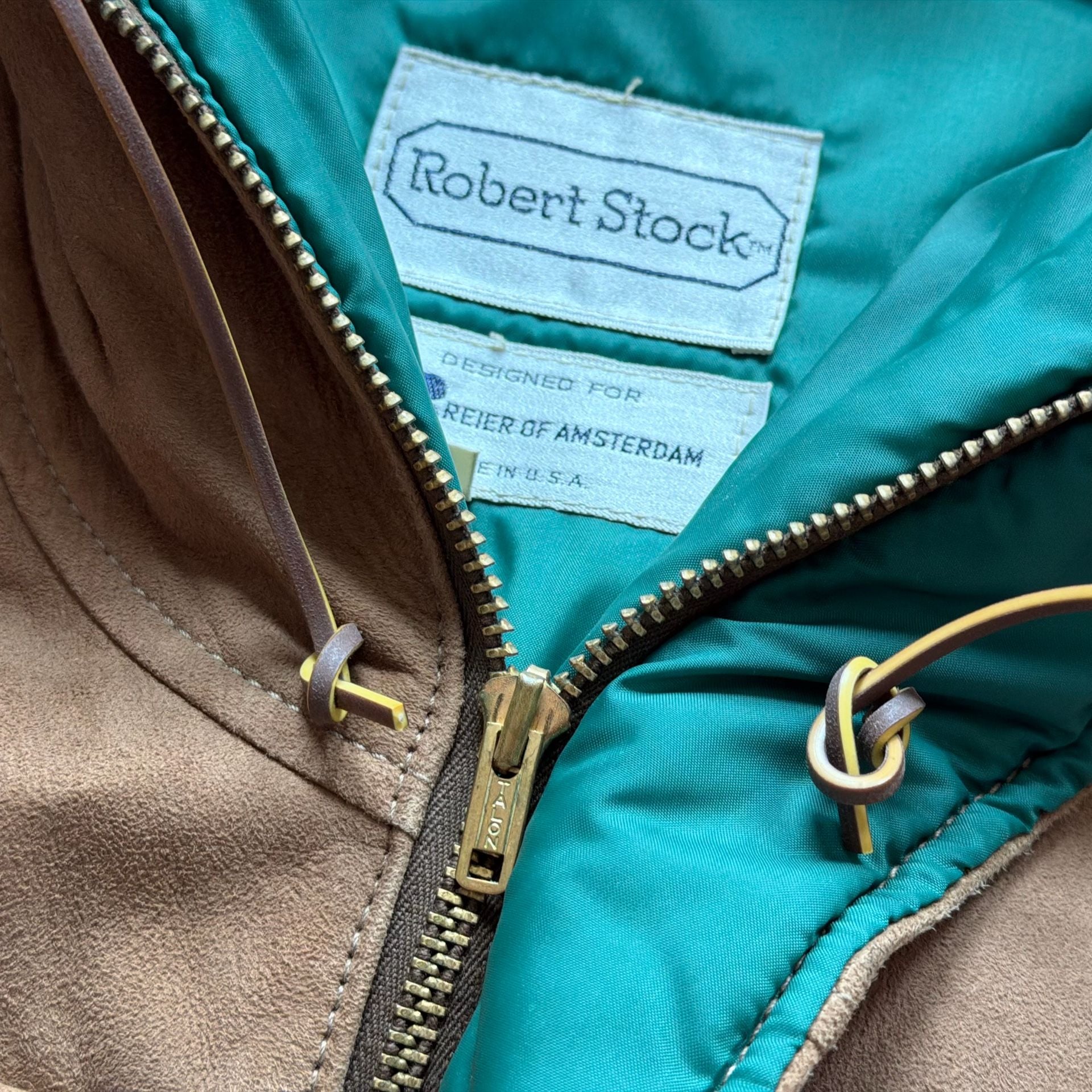 Rare 60s/70s Luxury Suede Down Safari Parka 11