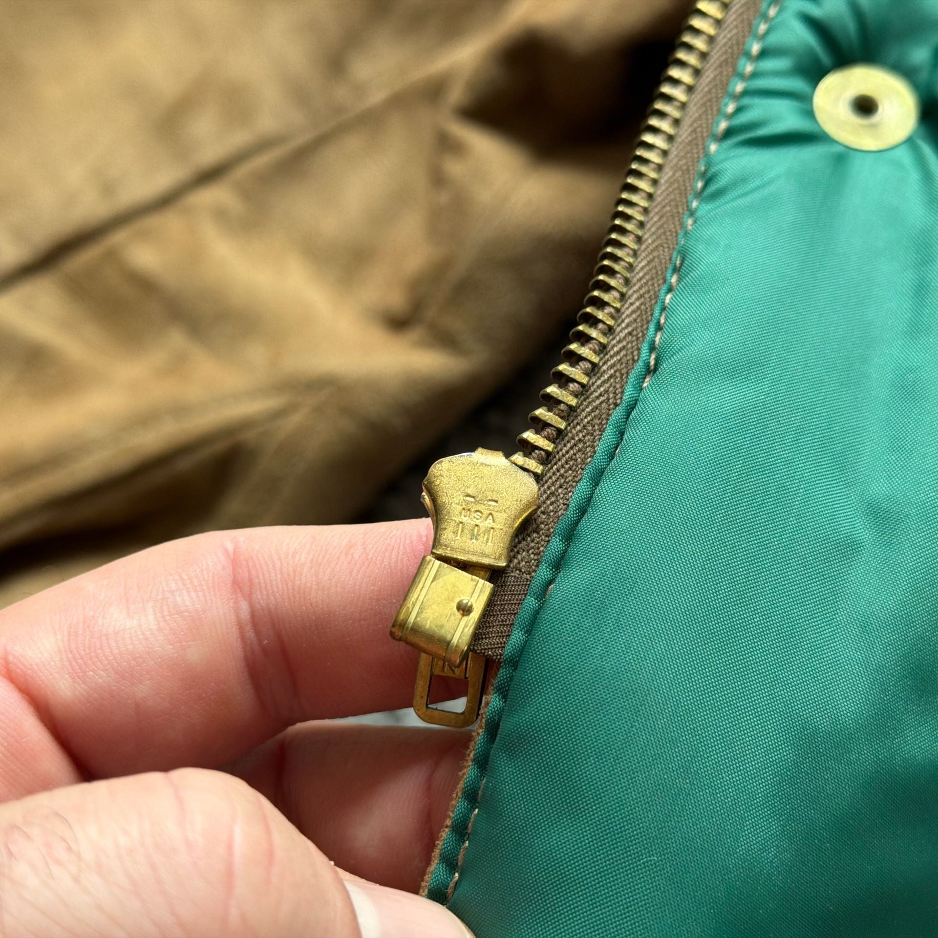 Rare 60s/70s Luxury Suede Down Safari Parka 17