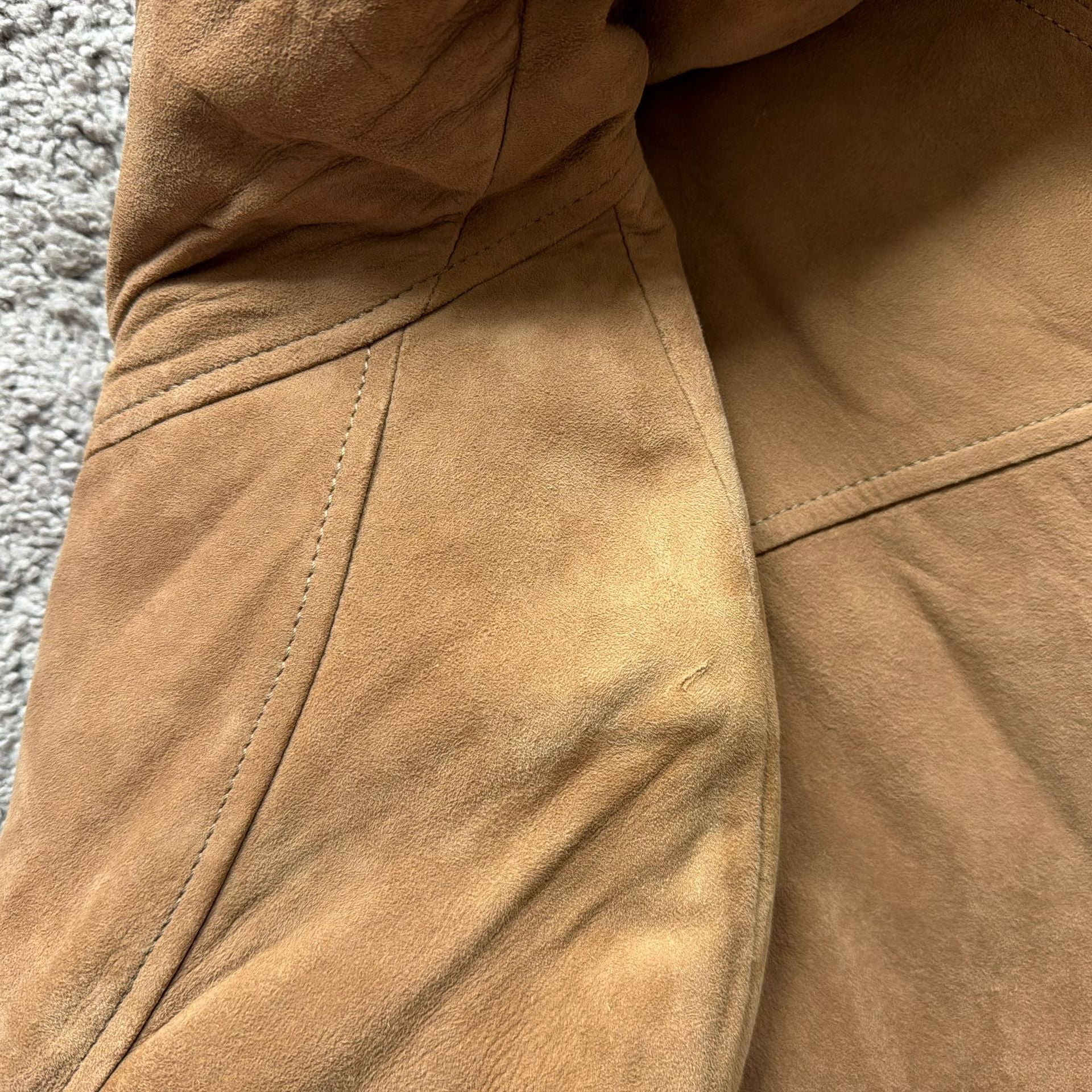 Rare 60s/70s Luxury Suede Down Safari Parka 19