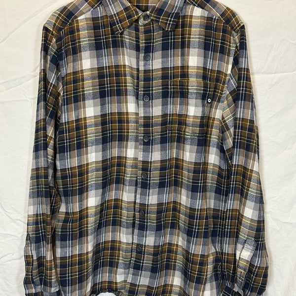 Marmot Flannel Shirt Size S Plaid Long Sleeve Button Up