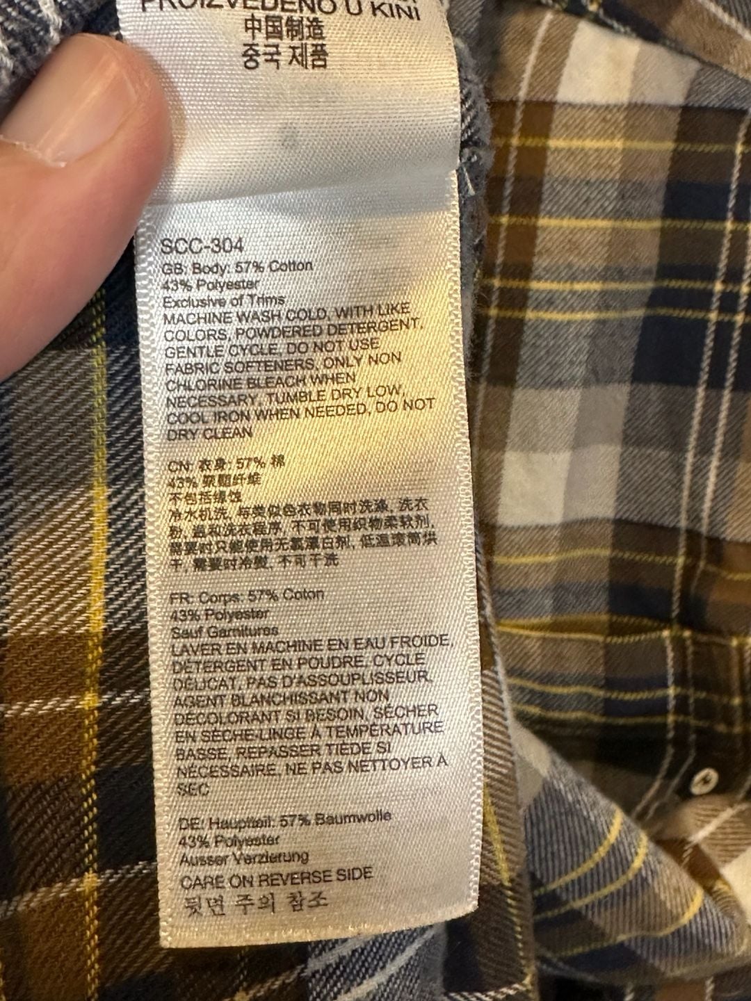 Marmot Flannel Shirt Size S Plaid Long Sleeve Button Up 7