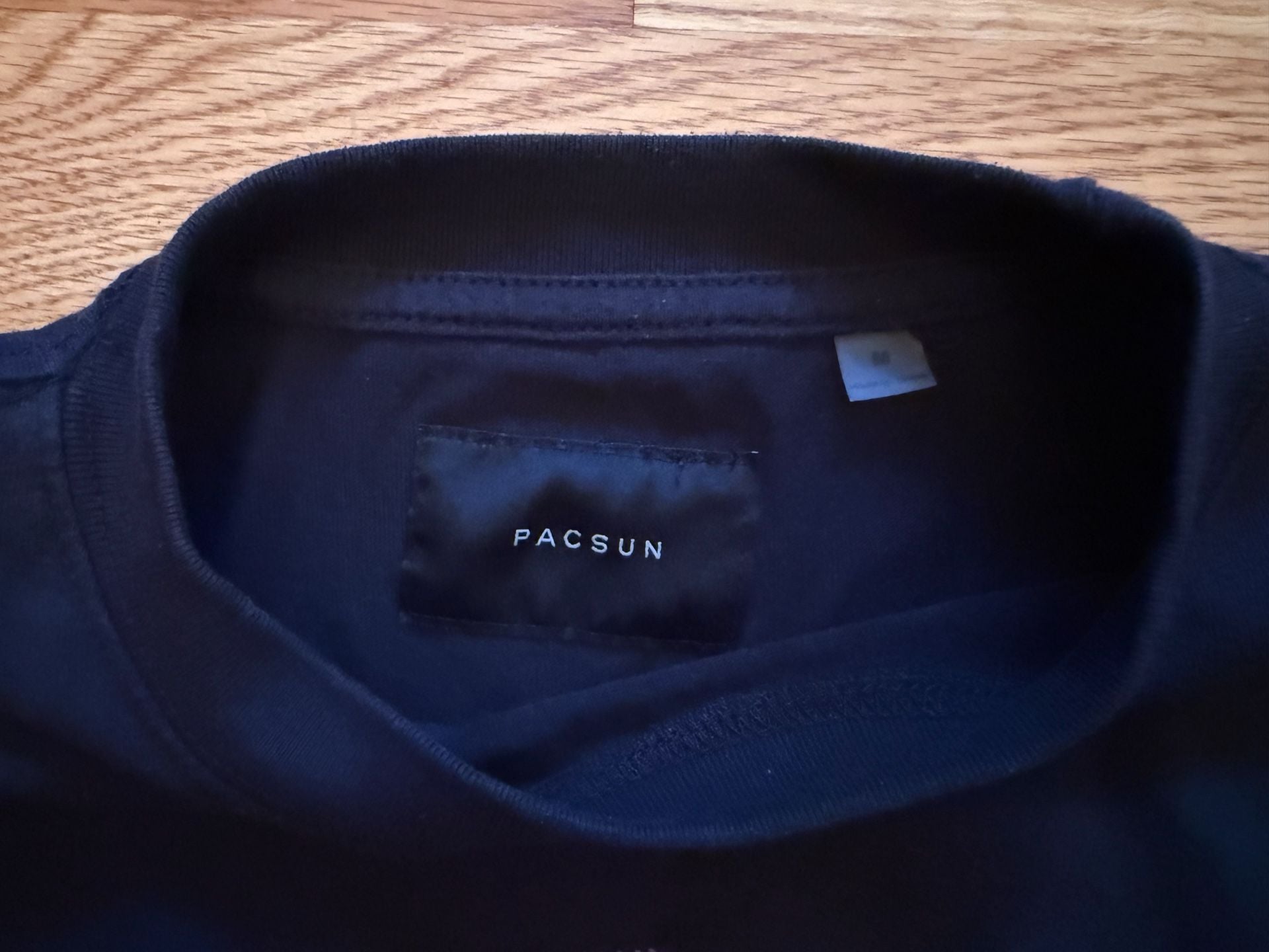 Vintage Style Pacsun Dopamine Embroidered Graphic T-Shirt Size M Black 4
