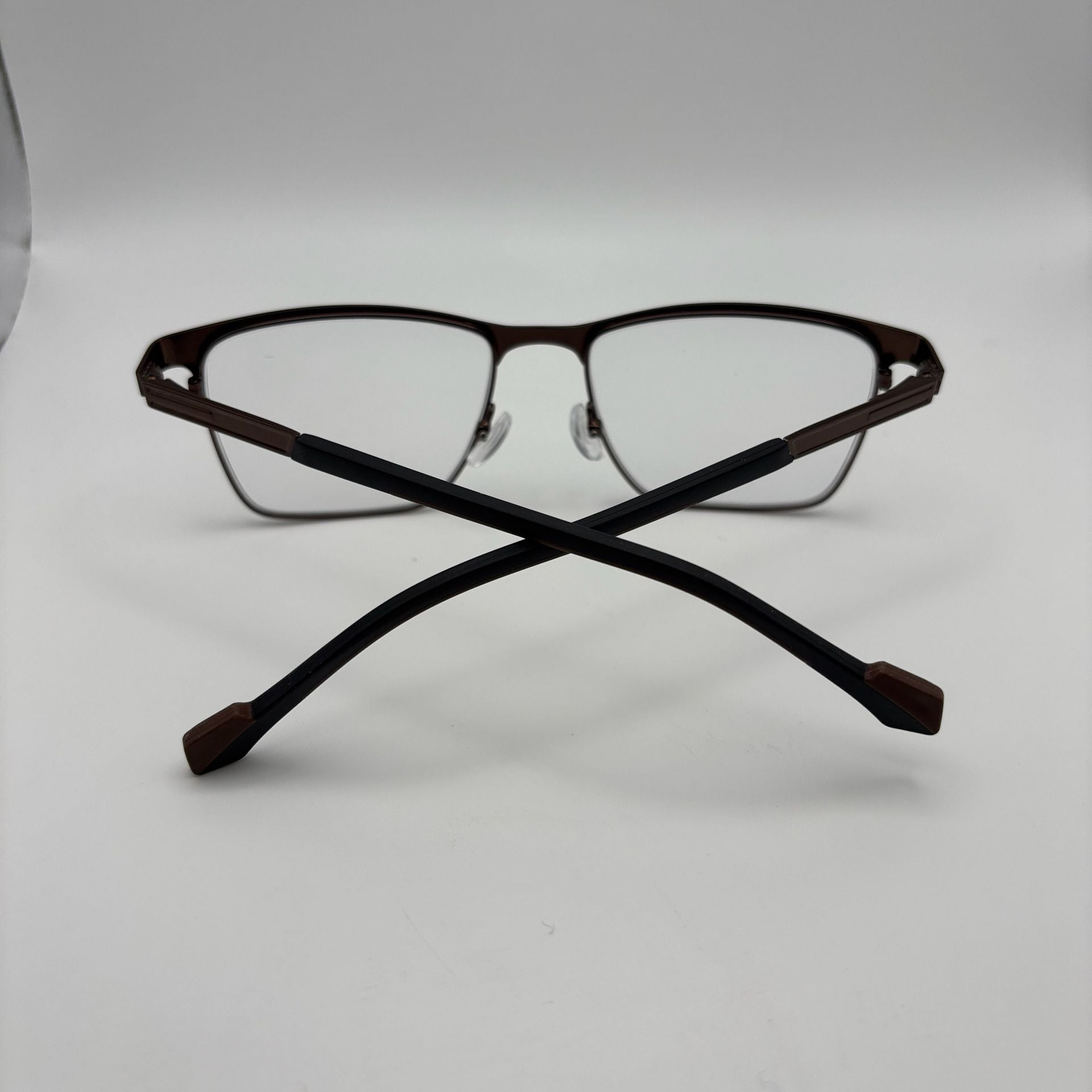 Greg Italy Design 8706 Size 53-18-140 Eyeglasses Frame Brown 8