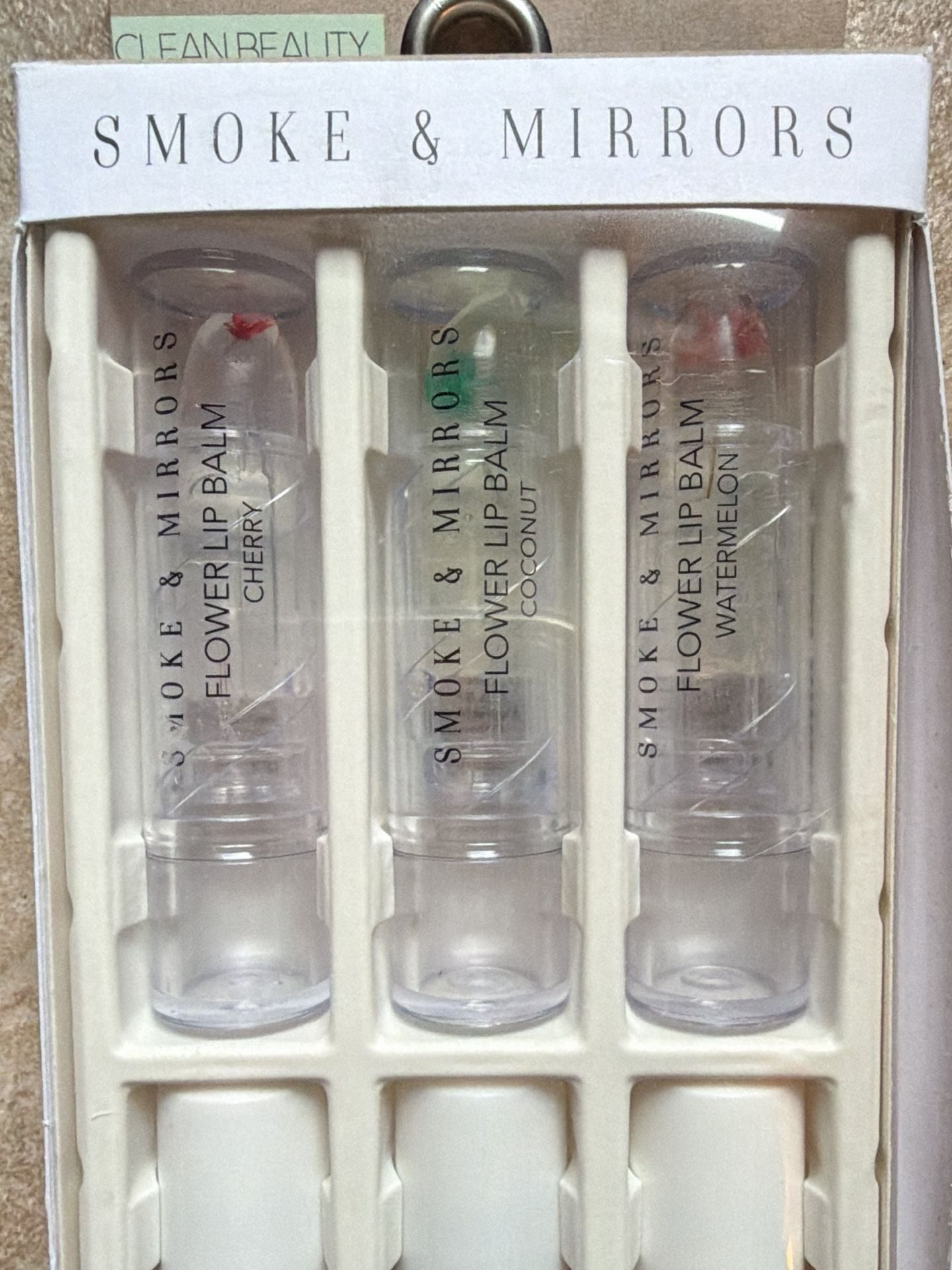 Smoke & Mirrors Flower Lip Balm & Botanical Lip Oil Set 5