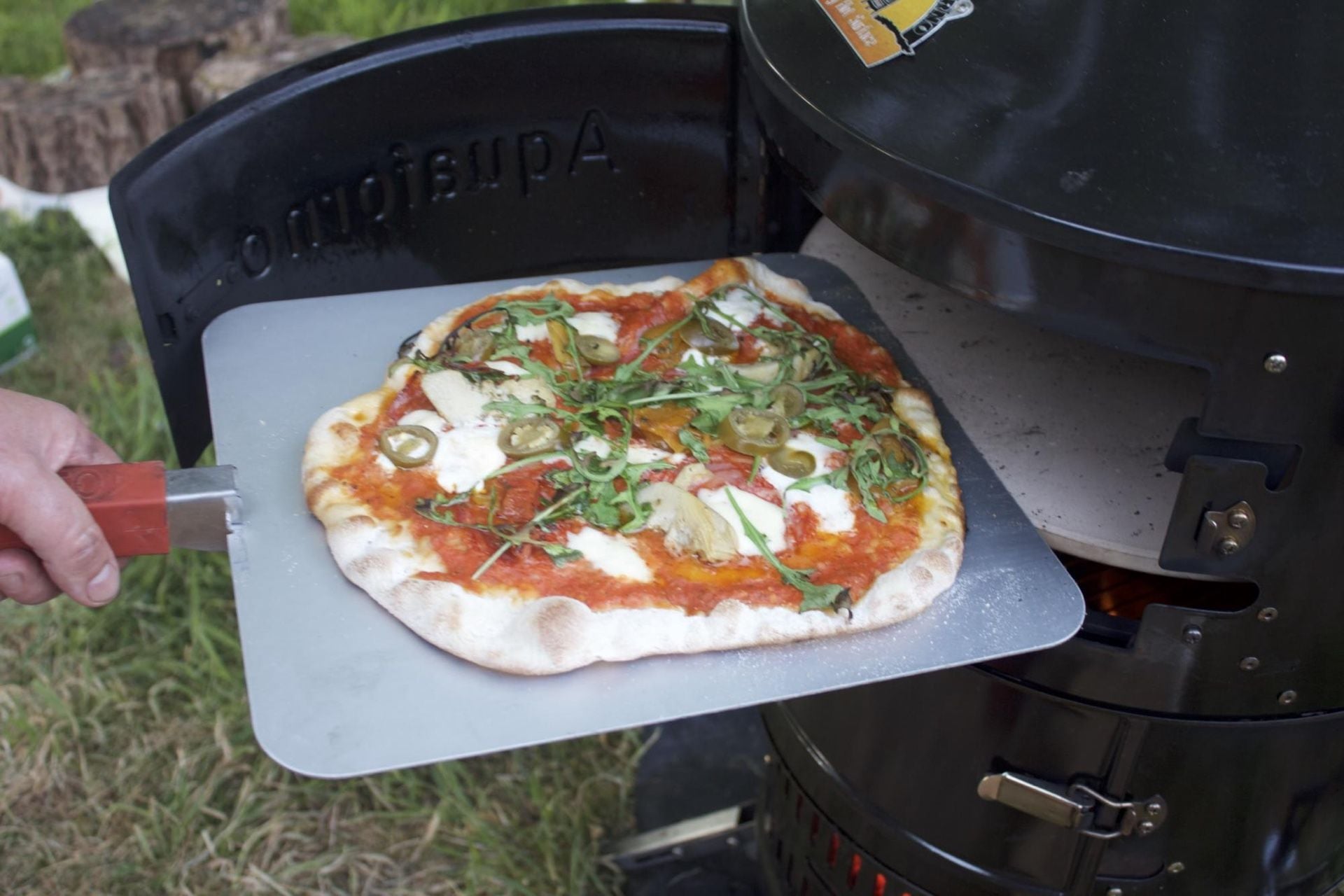 AquaForno II Black Portable Outdoor Oven 5