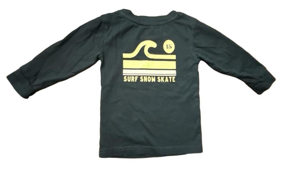 BinkyBro Long Sleeve T-Shirt 6 months - 12 months Black Surf Snow Skate 4