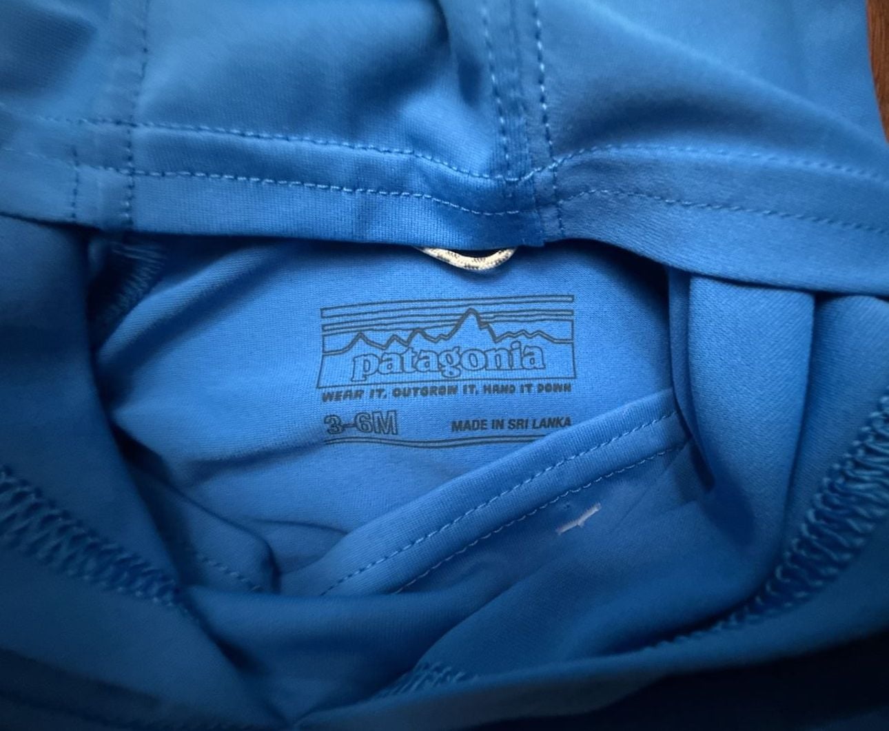 Patagonia Capilene Hoodie Size 3-6M Blue Sun Hooded Shirt 3