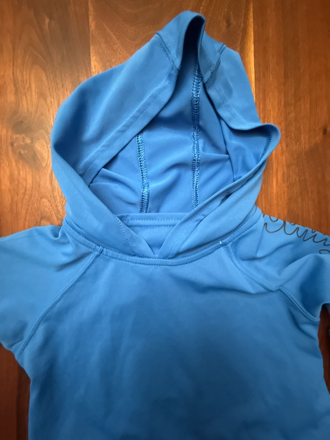 Patagonia Capilene Hoodie Size 3-6M Blue Sun Hooded Shirt 8