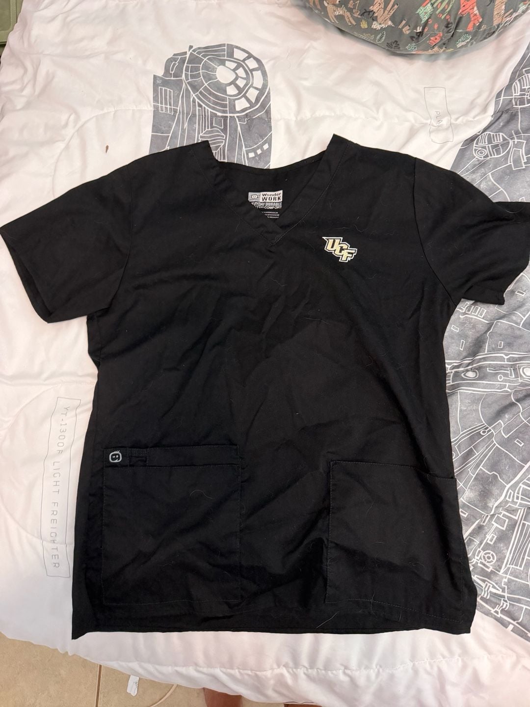 University Of Central Florida Helix 1-Pocket Scrub Top - 2