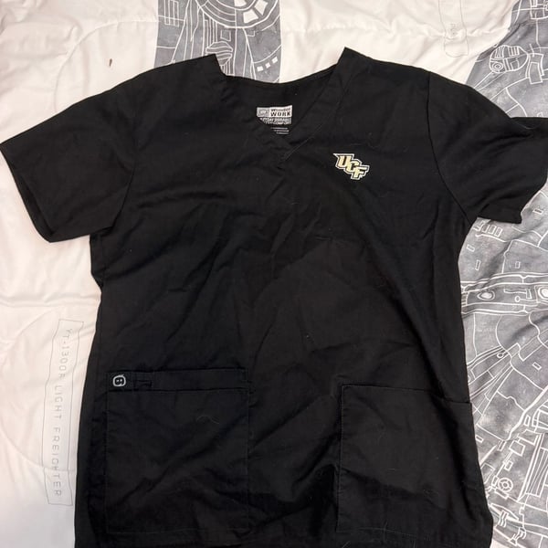 University Of Central Florida Helix 1-Pocket Scrub Top -