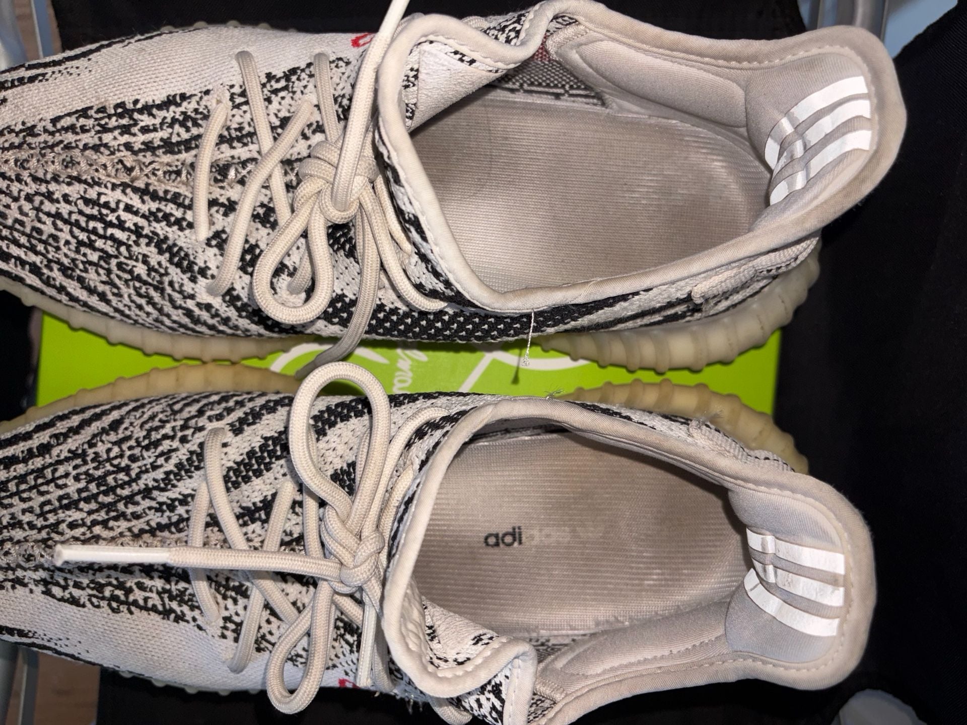 Adidas Yeezy Boost 350 V2 Zebra Size 12 Primeknit Sneakers 4