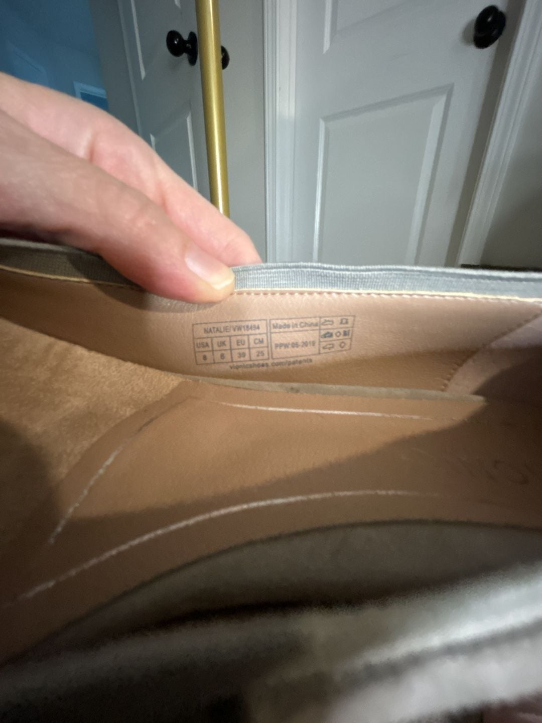 Vionic Natalie Block Heel Pumps Grey Suede Size 8 14