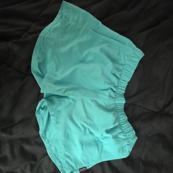 Patagonia Shorts Size M Turquoise Nylon
