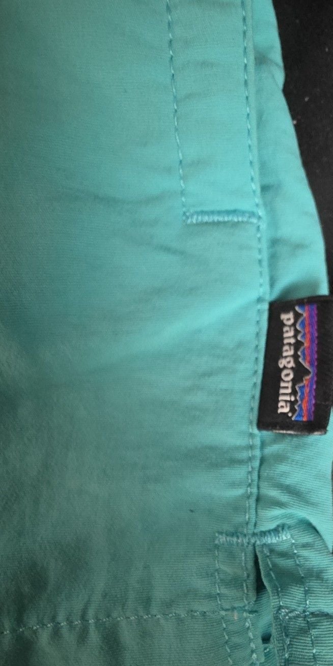 Patagonia Shorts Size M Turquoise Nylon 3