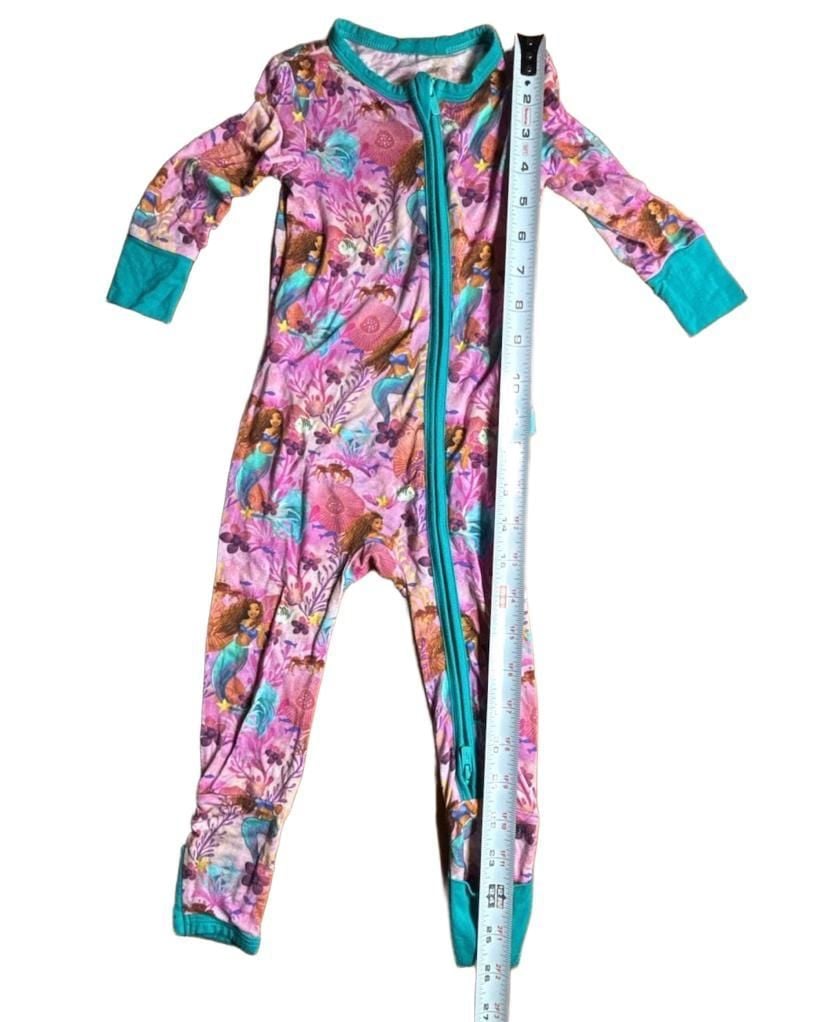 Posh Peanut Disney The Little Mermaid Footie Romper 8