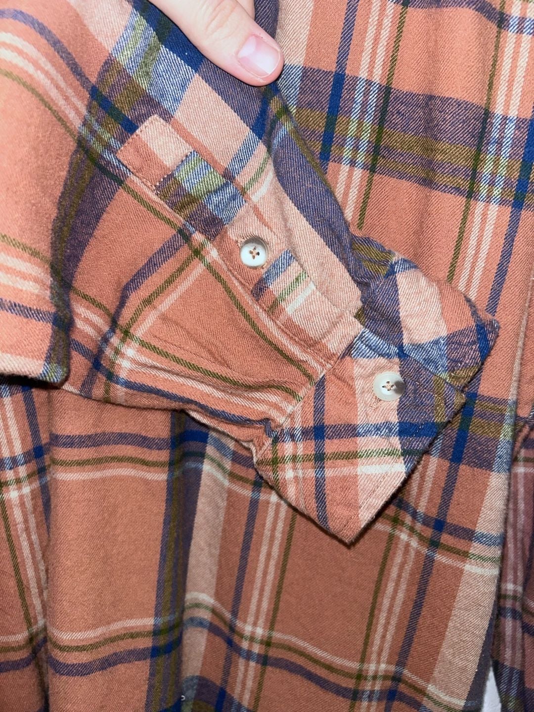 Burlebo Plaid Flannel Button Down Shirt Size 2XL 7