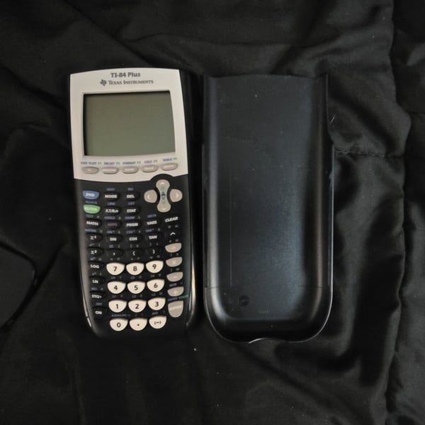 Texas Instruments TI-84 Plus Graphing Calculator with Slide Cover