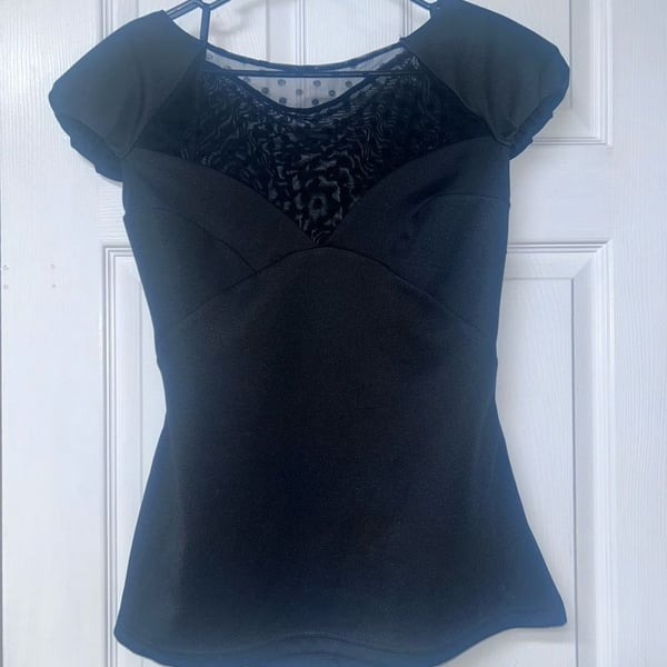 Kardashian Kollection Ottoman Top Size XL Black