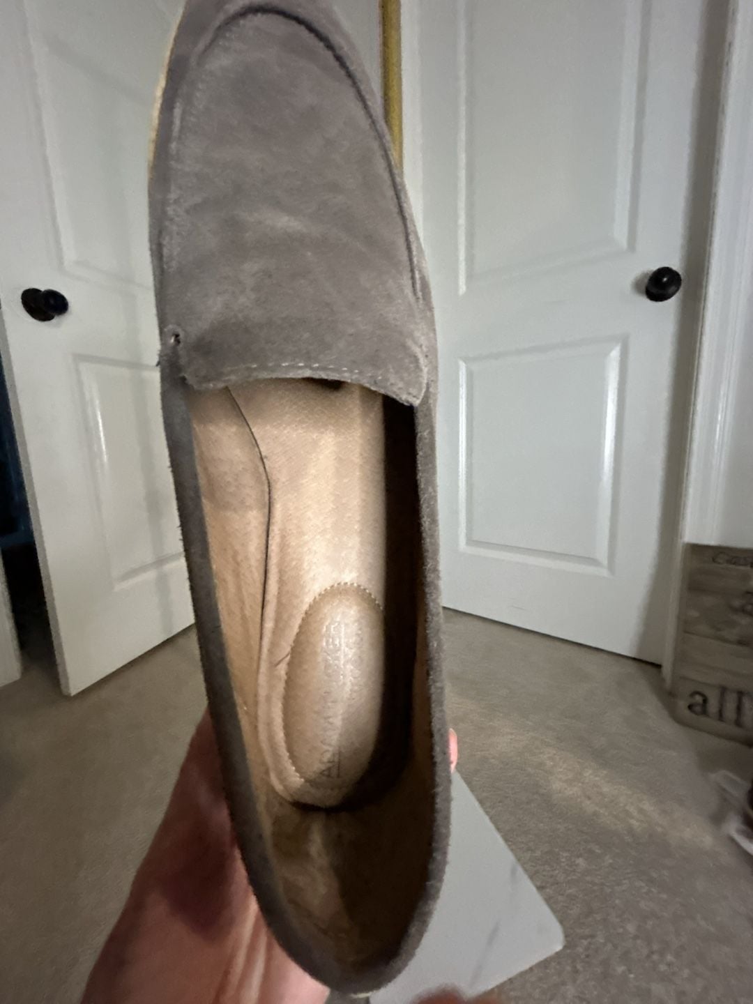 Adam Tucker Grey Suede Loafer 9