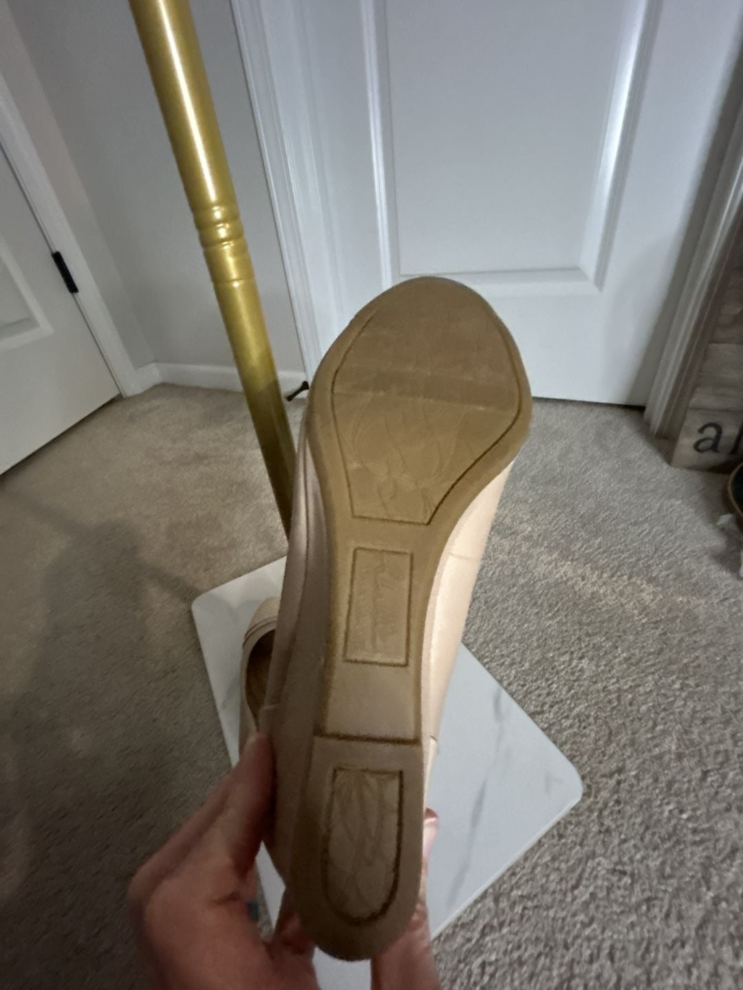 Abella Wedge Shoes Beige 9