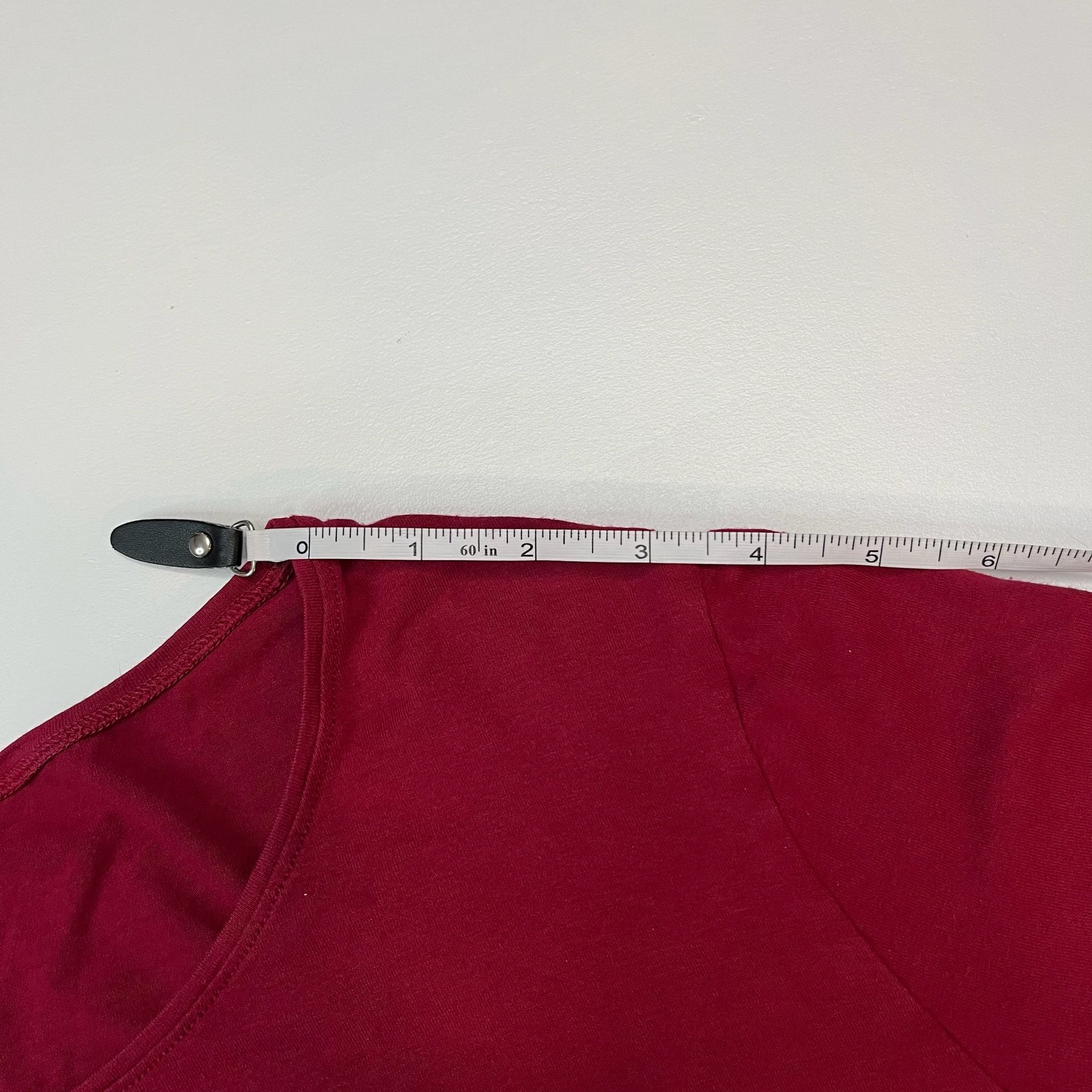 Eileen Fisher Woman T-Shirt Size 2X Red Scoop Neck Short Sleeve 7