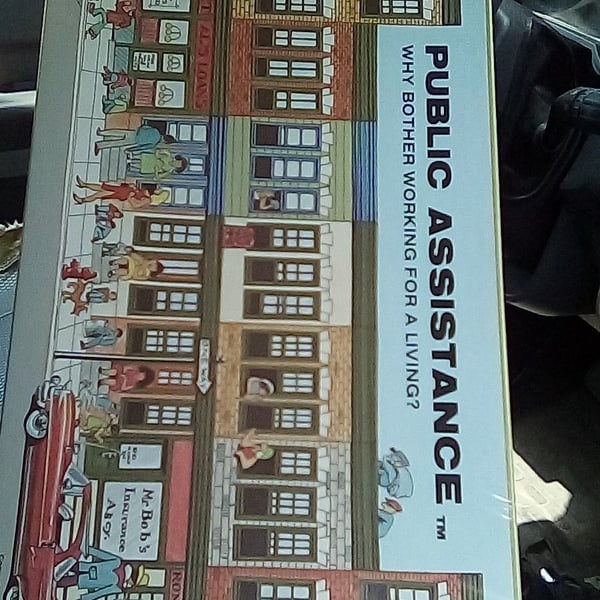Hammerhead Enterprises Public Assistance Board Game Sealed