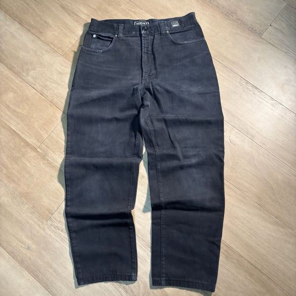 Vintage Versace Jeans Couture Jeans Size 30 Black Denim
