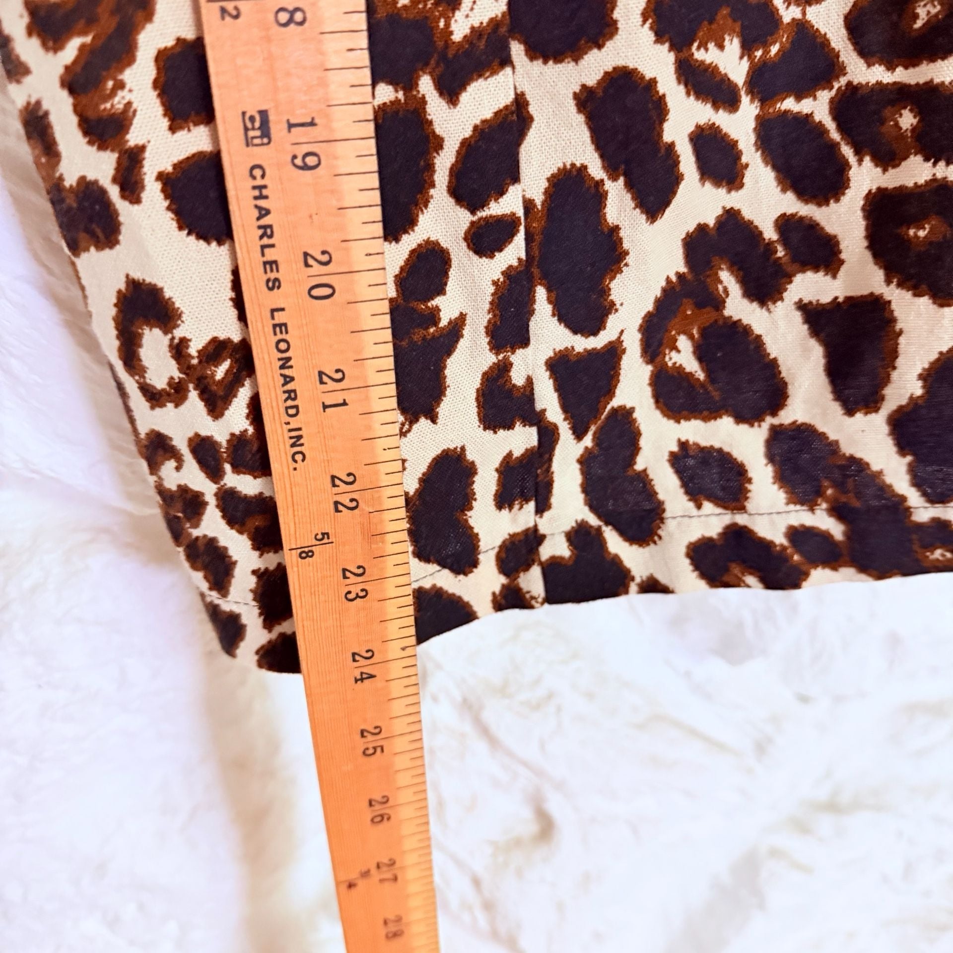 Monteau Los Angeles Leopard Print Mini Dress Size S 6
