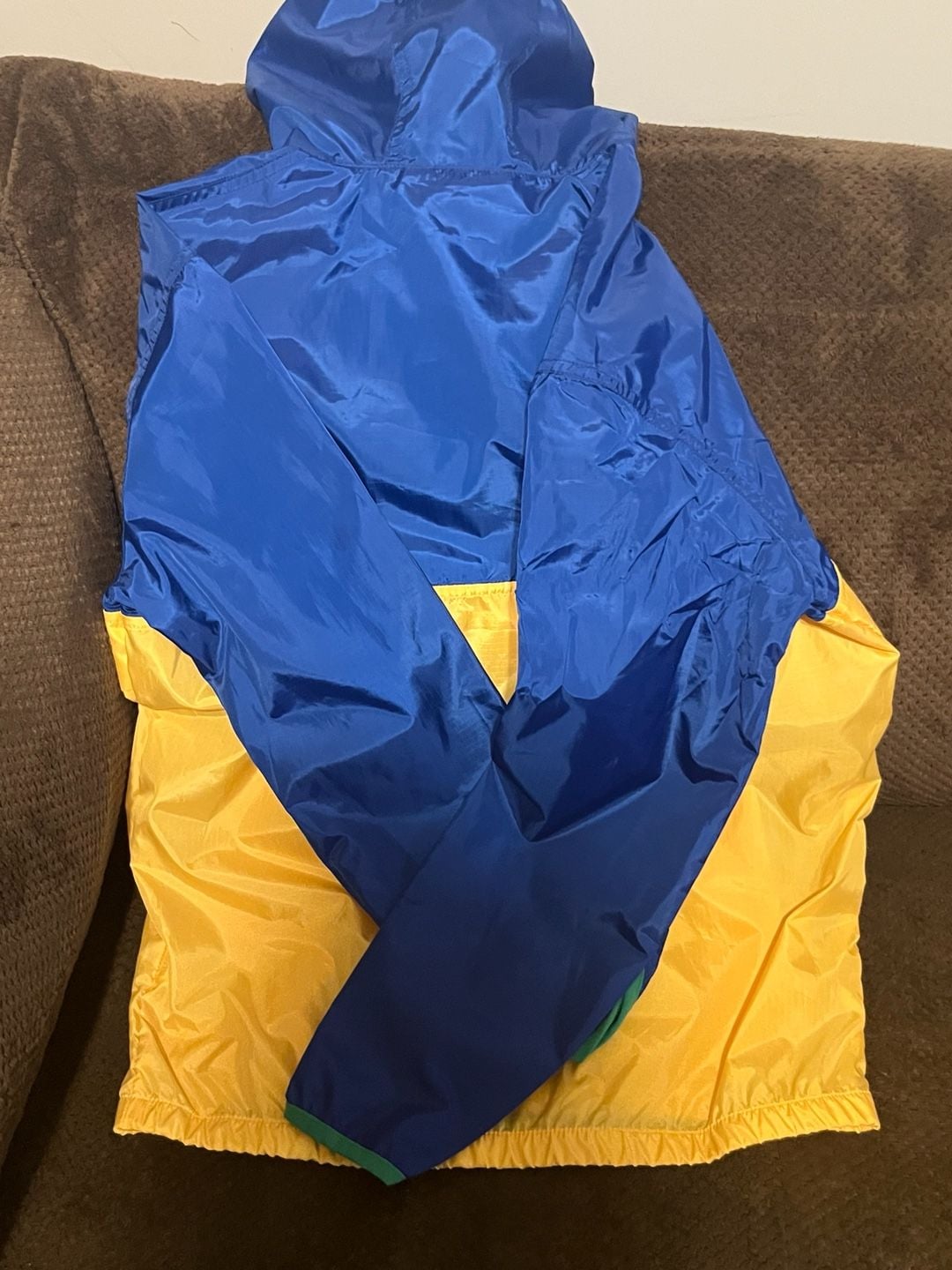 Polo Ralph Lauren Windbreaker Jacket Size L (14-16) Blue Yellow Red 7
