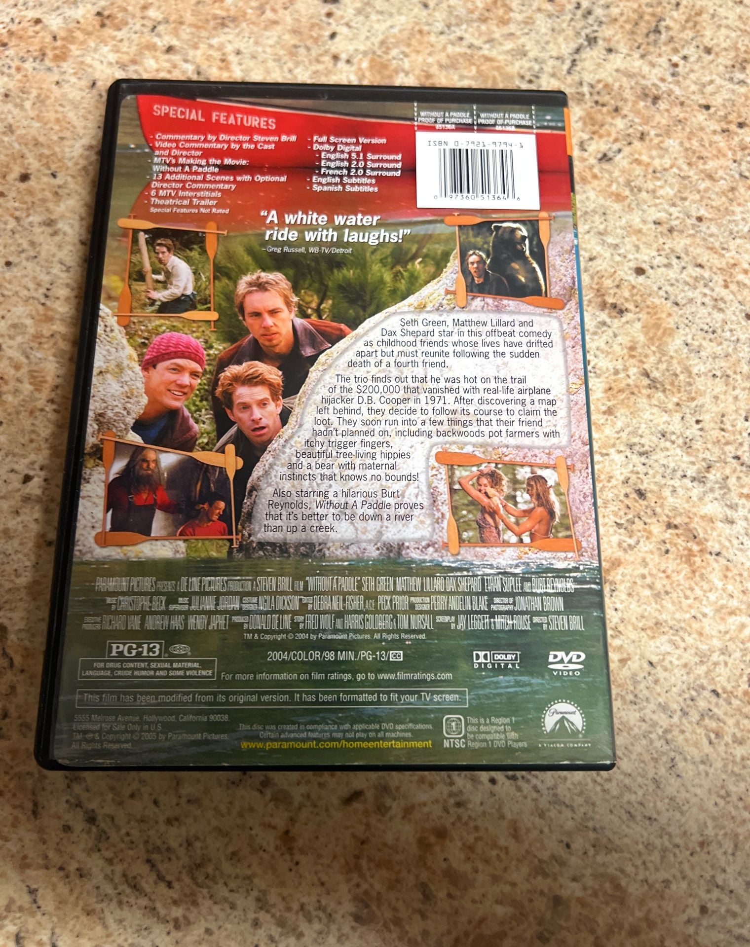 Paramount Without a Paddle DVD Full Screen Edition 3