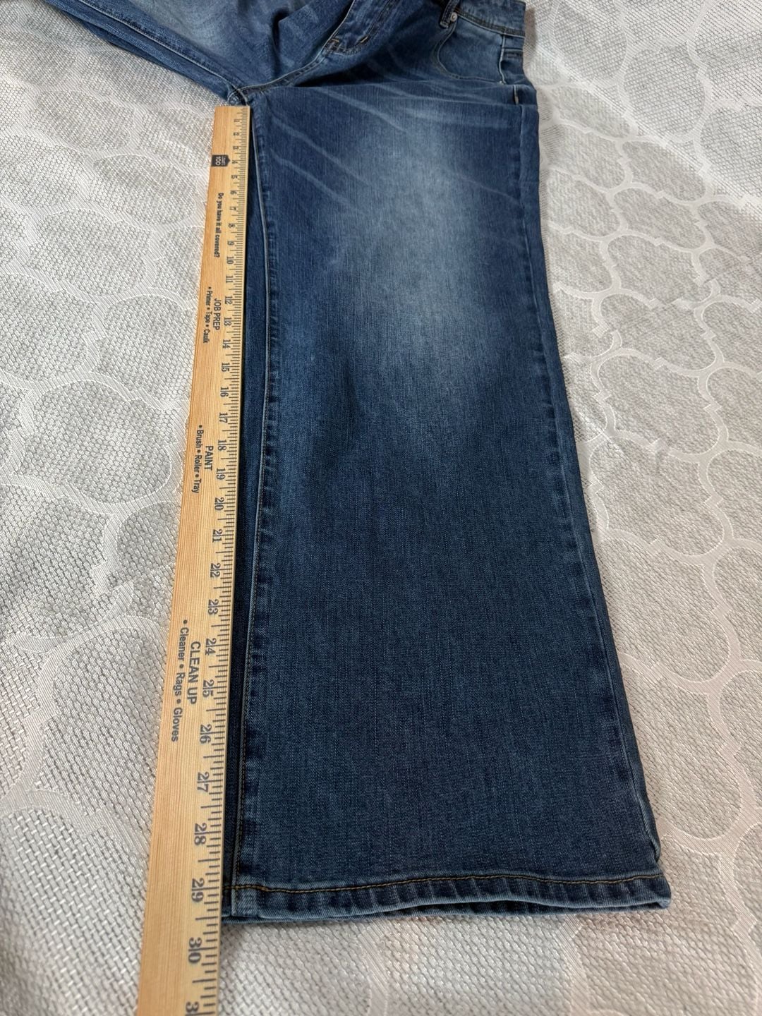Flamingals Mid Rise Straight Leg Jeans Size 2XL Dark Blue Denim 10