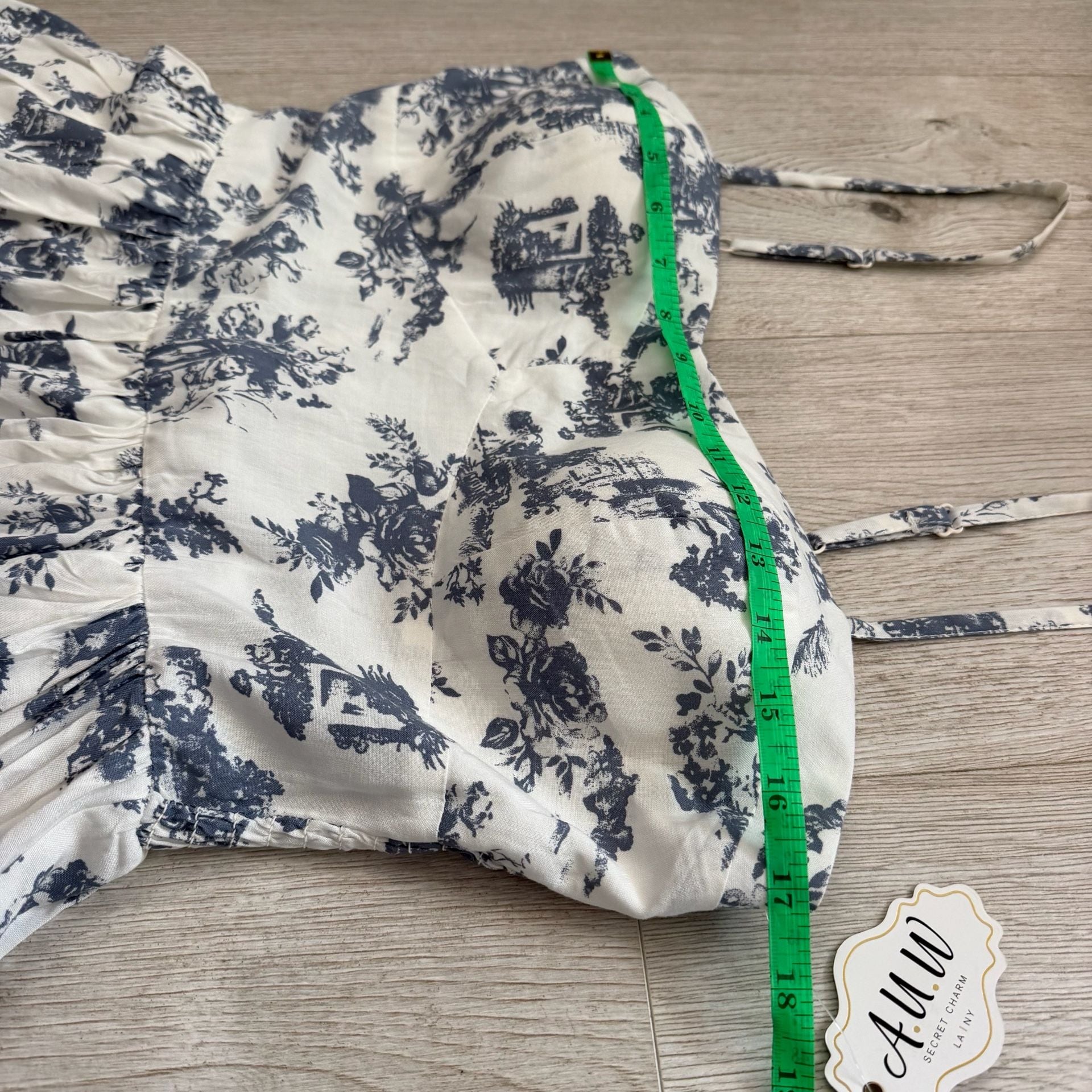 A.U.W. Toile De Jouy Layered Dress 4