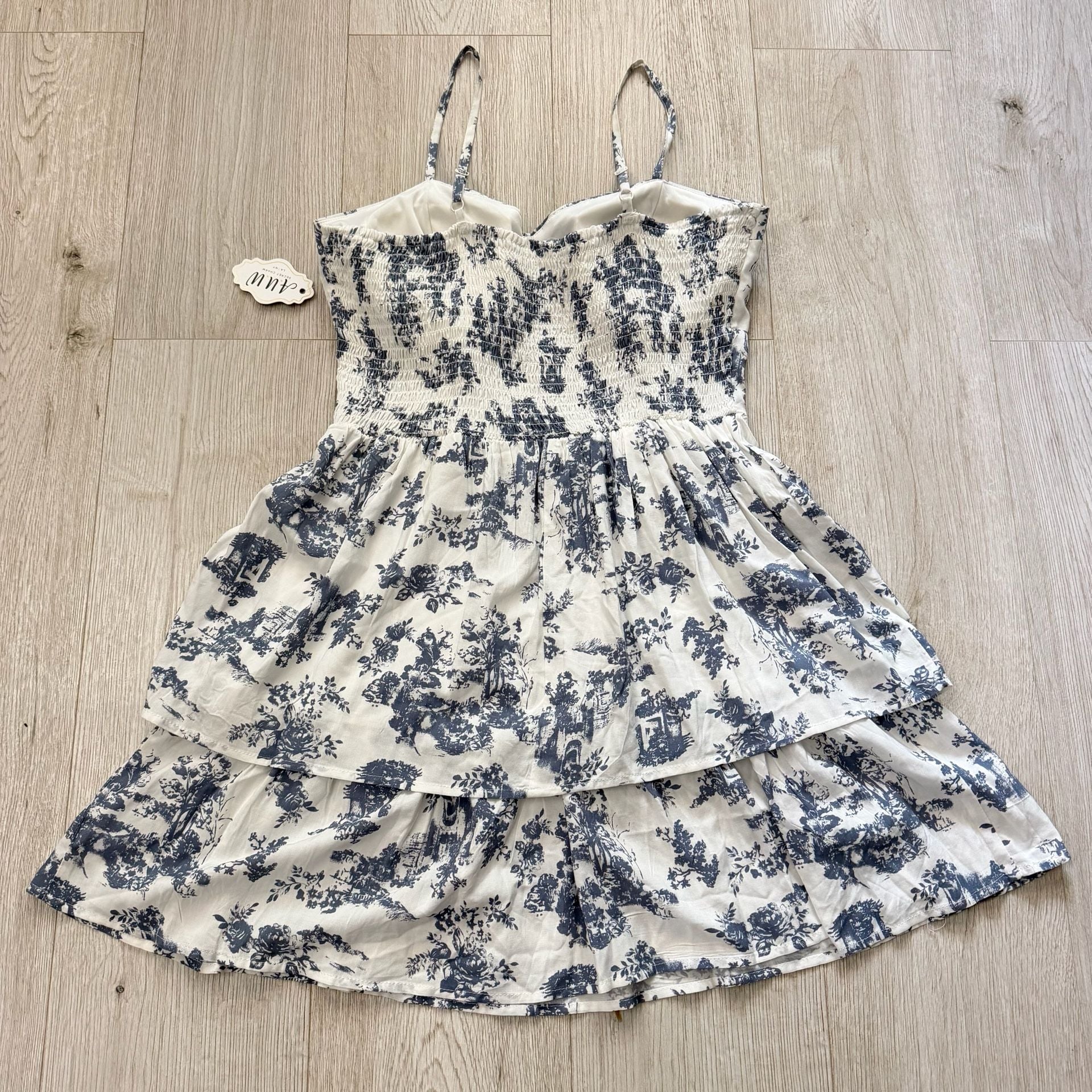 A.U.W. Toile De Jouy Layered Dress 7