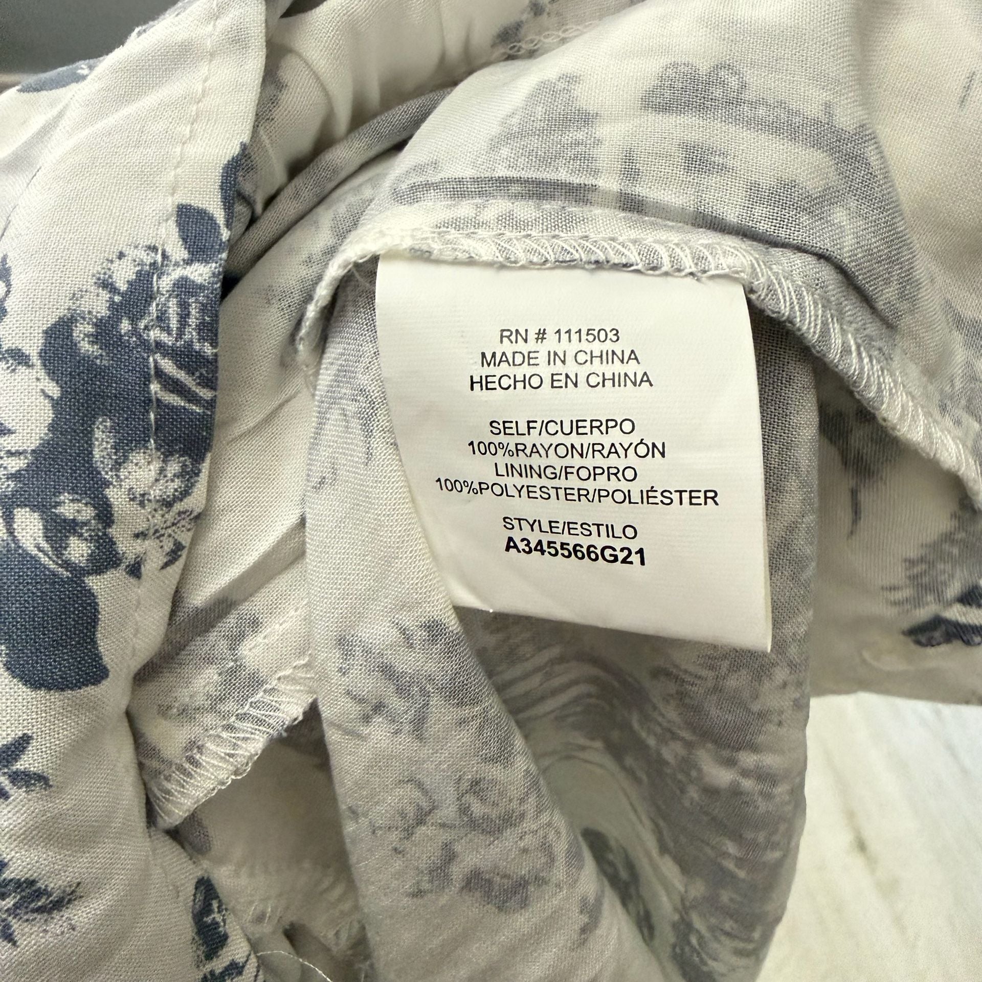 A.U.W. Toile De Jouy Layered Dress 8